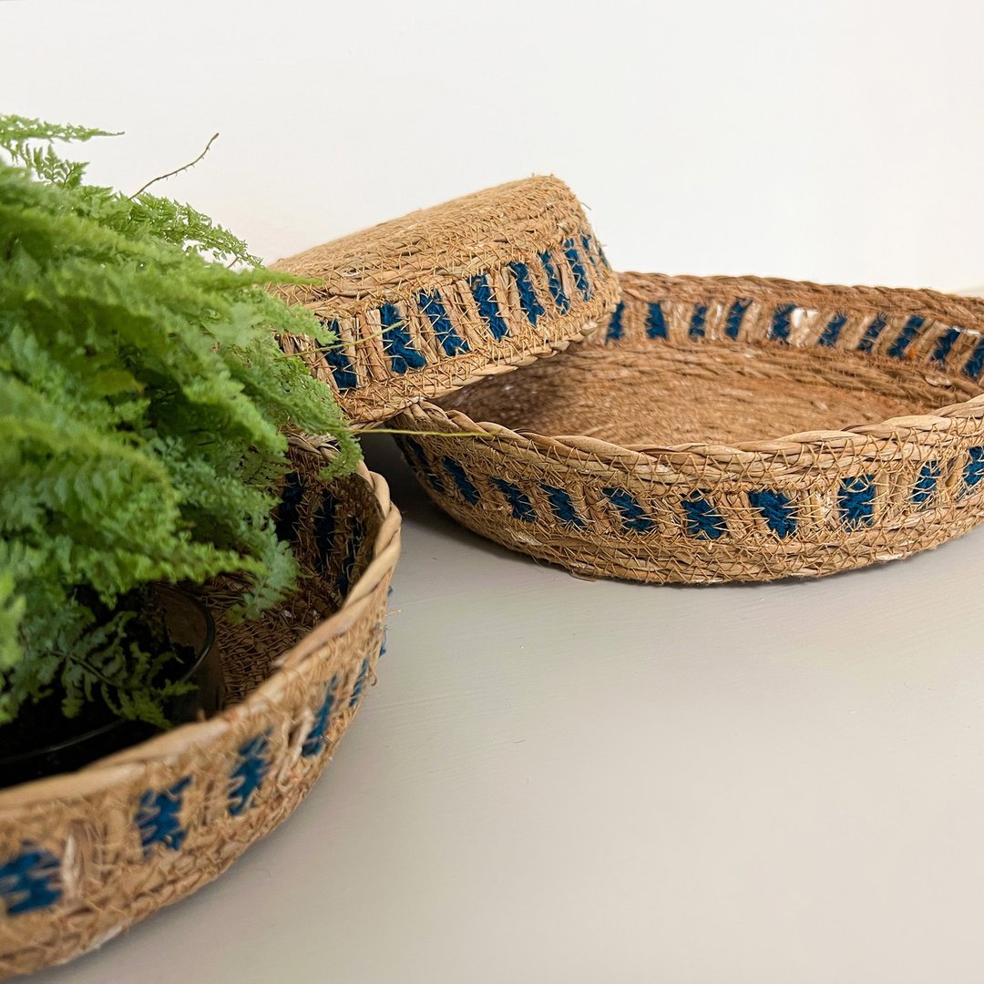 小河流水草收纳圆盘 _3款尺寸 - 收纳用品 - 植物．花 多色