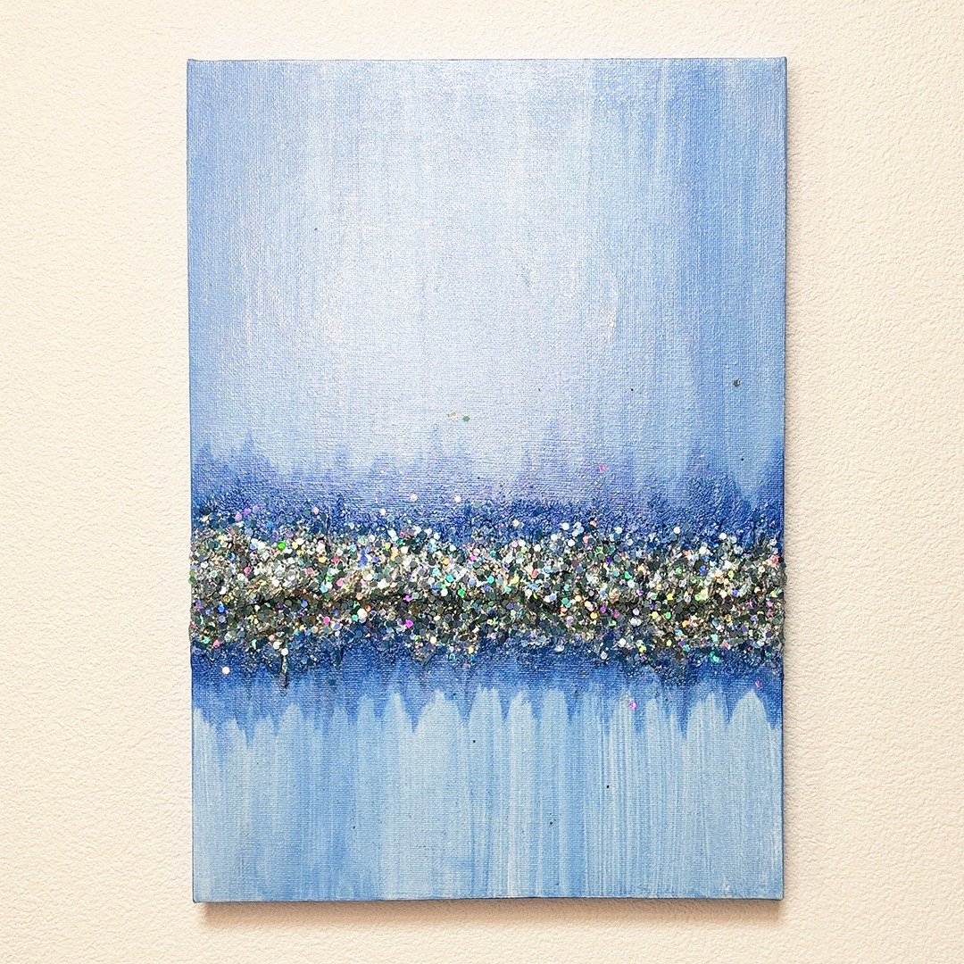 原画 创作画 压克力画 夏×夏 33.3×24.2cm - 海报/装饰画/版画 - 其他材质 蓝色