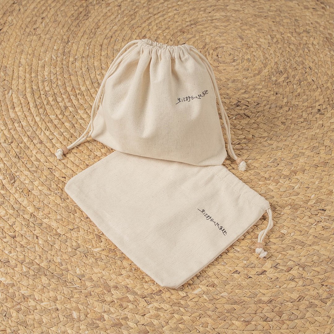 Outdoor Living 品牌束口袋-S (方型款) - 束口袋双肩包 - 棉 