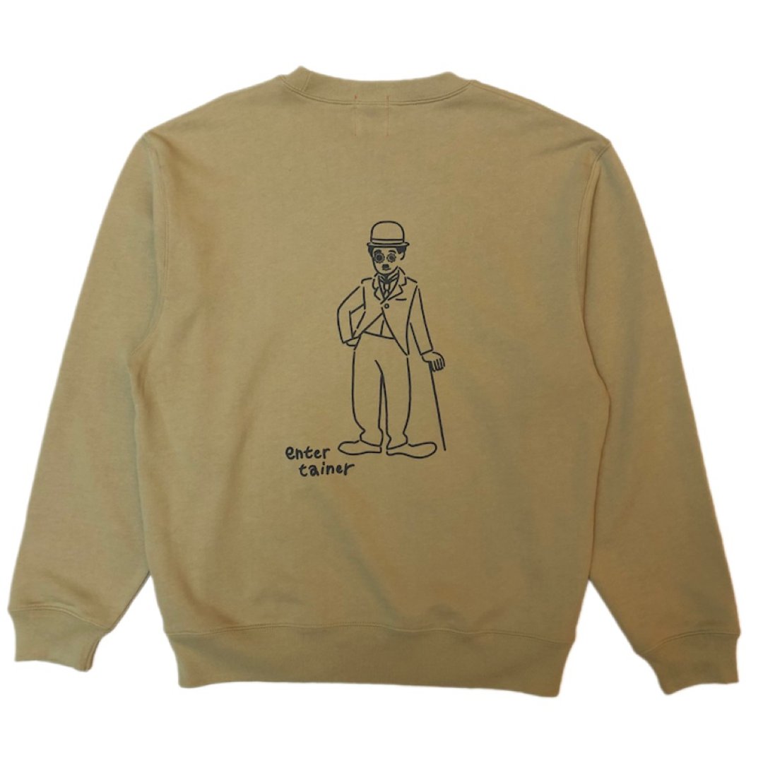 TSSe entertainer 10oz SWEAT - 中性连帽卫衣/T 恤 - 棉．麻 卡其色