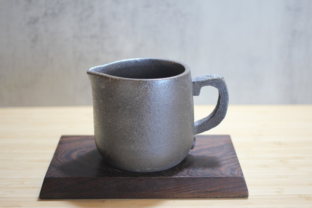 【沐春生活】460ml 柴烧茶海 可直火 咖啡下壶 莺歌叶敏祥手作 - 咖啡壶/周边 - 瓷 