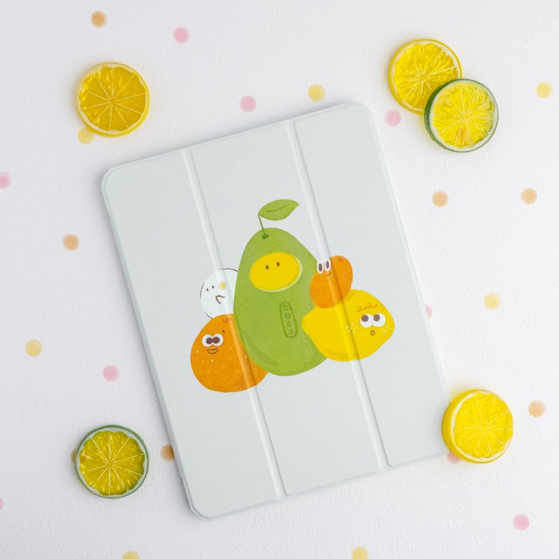 【限时特卖】iPad 插画家联名保护壳【大橘利】右侧笔槽款 - 平板/电脑保护壳 - 其他材质 绿色