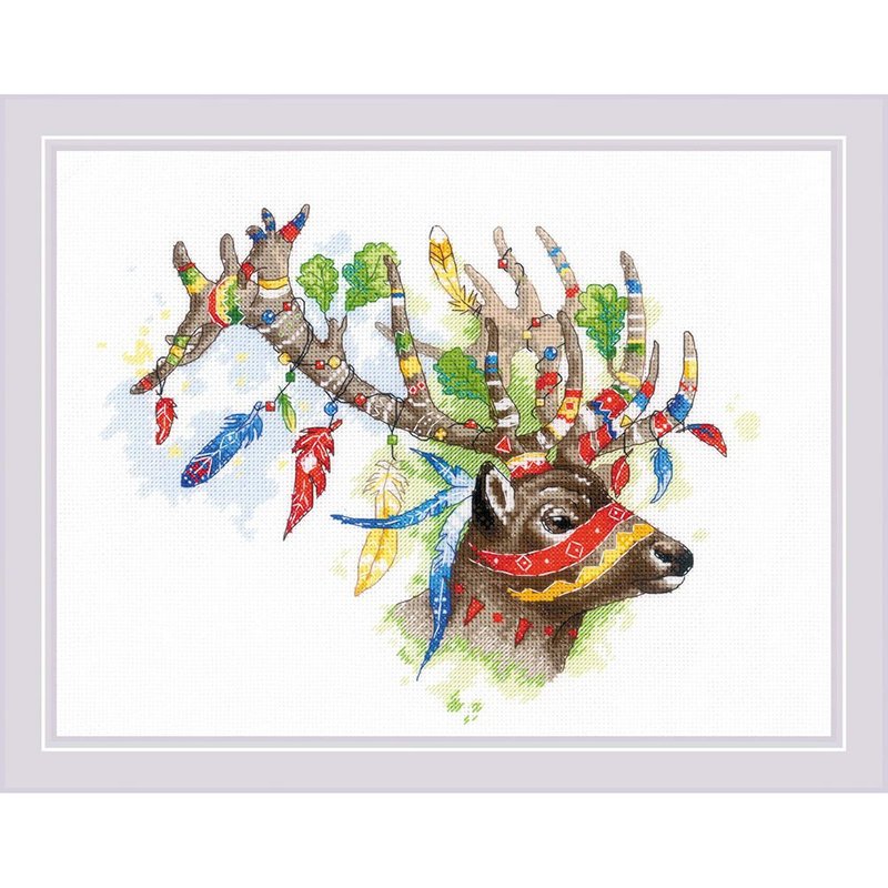 RIOLIS 十字绣材料包 - 鹿贵族 - 编织/刺绣/羊毛毡/裁缝 - 其他材质 