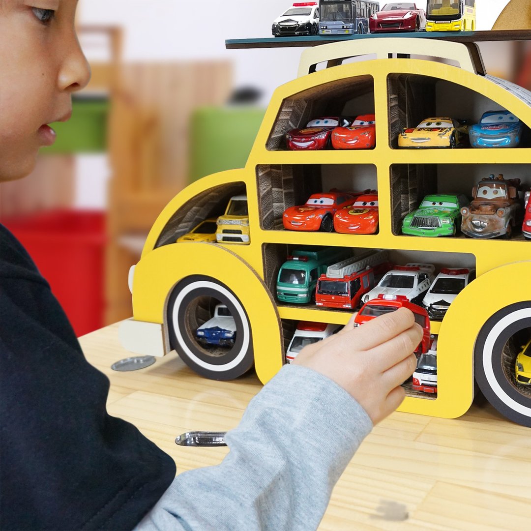 Wood Garage・甲虫造型 - 儿童家具 - 木头 黄色
