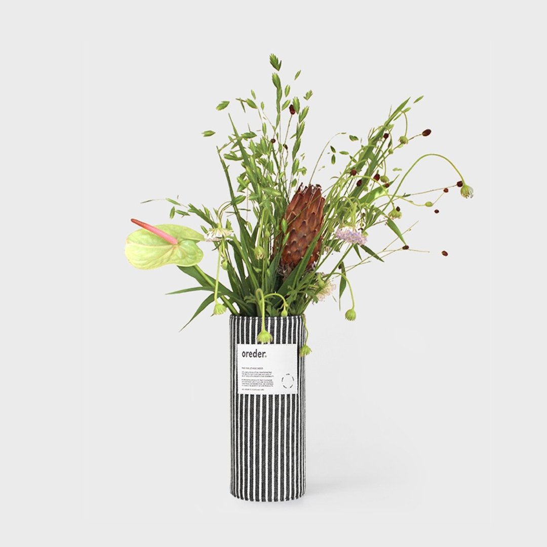 Flowervase Stripe - 植栽/盆栽 - 其他材质 白色