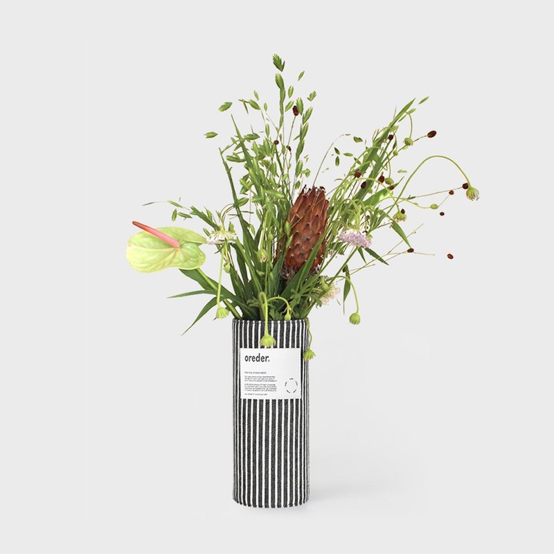 Flowervase Stripe - 植栽/盆栽 - 其他材质 白色