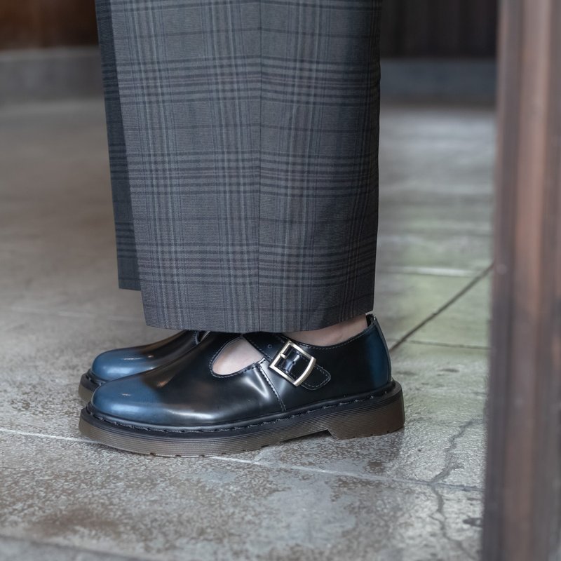 马丁玛莉珍_极光蓝  男版 35~45 大尺码 - 男款牛津鞋/乐福鞋 - 真皮 黑色