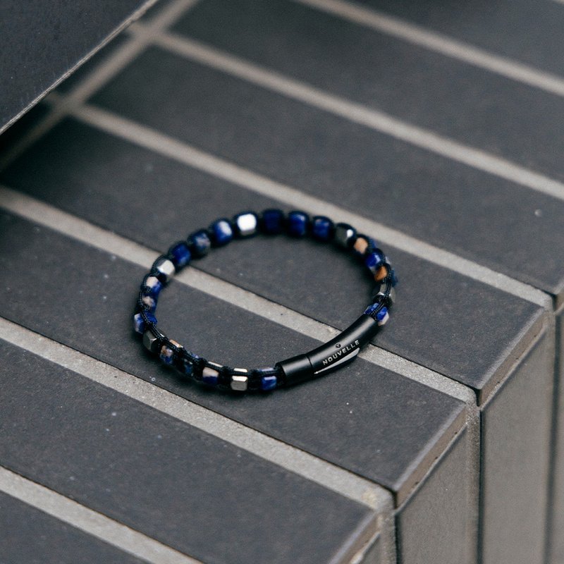 【Montagne】Nouvelle | Screw | 蓝纹石手链 - 手链/手环 - 水晶 