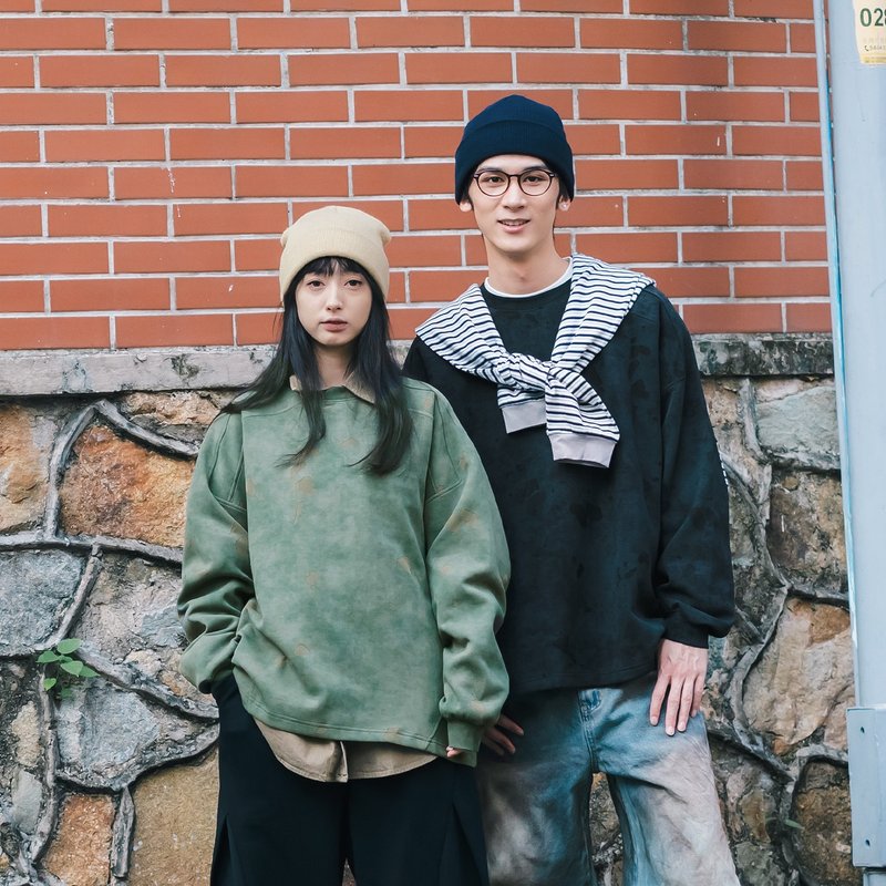 TopBasics 破坏廓形卫衣 - 男装上衣/T 恤 - 棉．麻 黑色