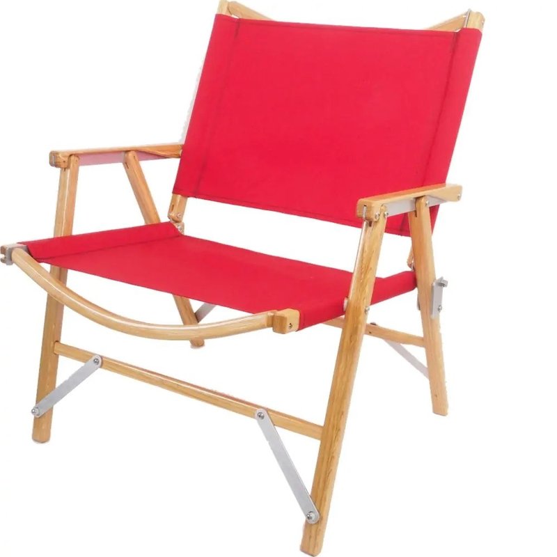 Kermit Wide Chair 白橡木克米特椅宽版(红) 户外露营 休闲折叠椅 - 露营用品 - 木头 红色