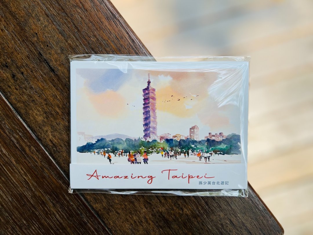 Amazing Taipei 孙少英台北游记 明信片套装 - 卡片/明信片 - 纸 多色