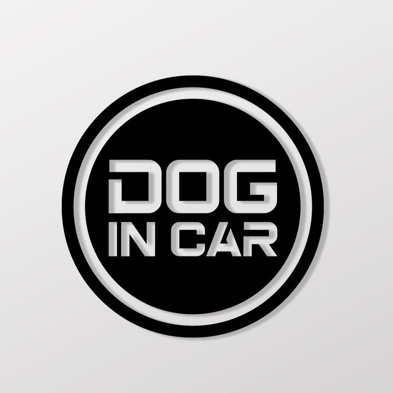 DOG IN CAR/C/车贴、贴纸 SunBrother孙氏兄弟 - 贴纸 - 防水材质 