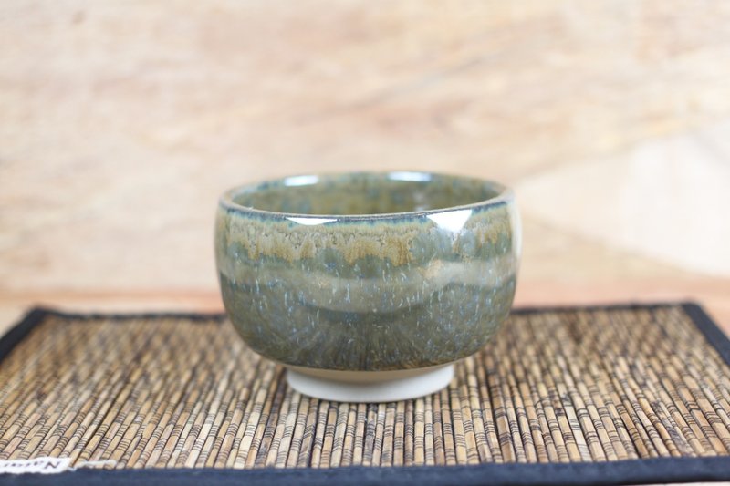【沐春生活】苔纹釉 茶碗 莺歌陶瓷名家叶敏祥手工作品 - 茶具/茶杯 - 陶 