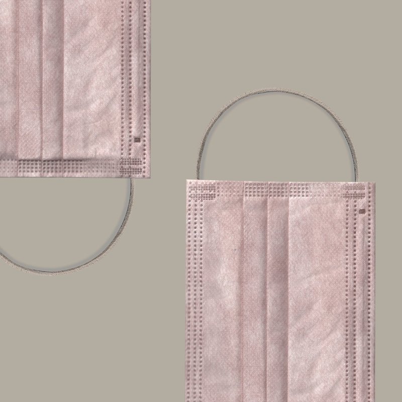 LEVEL 3 中童医用口罩 – 干燥玫瑰 T25 - 口罩 - 其他材质 粉红色