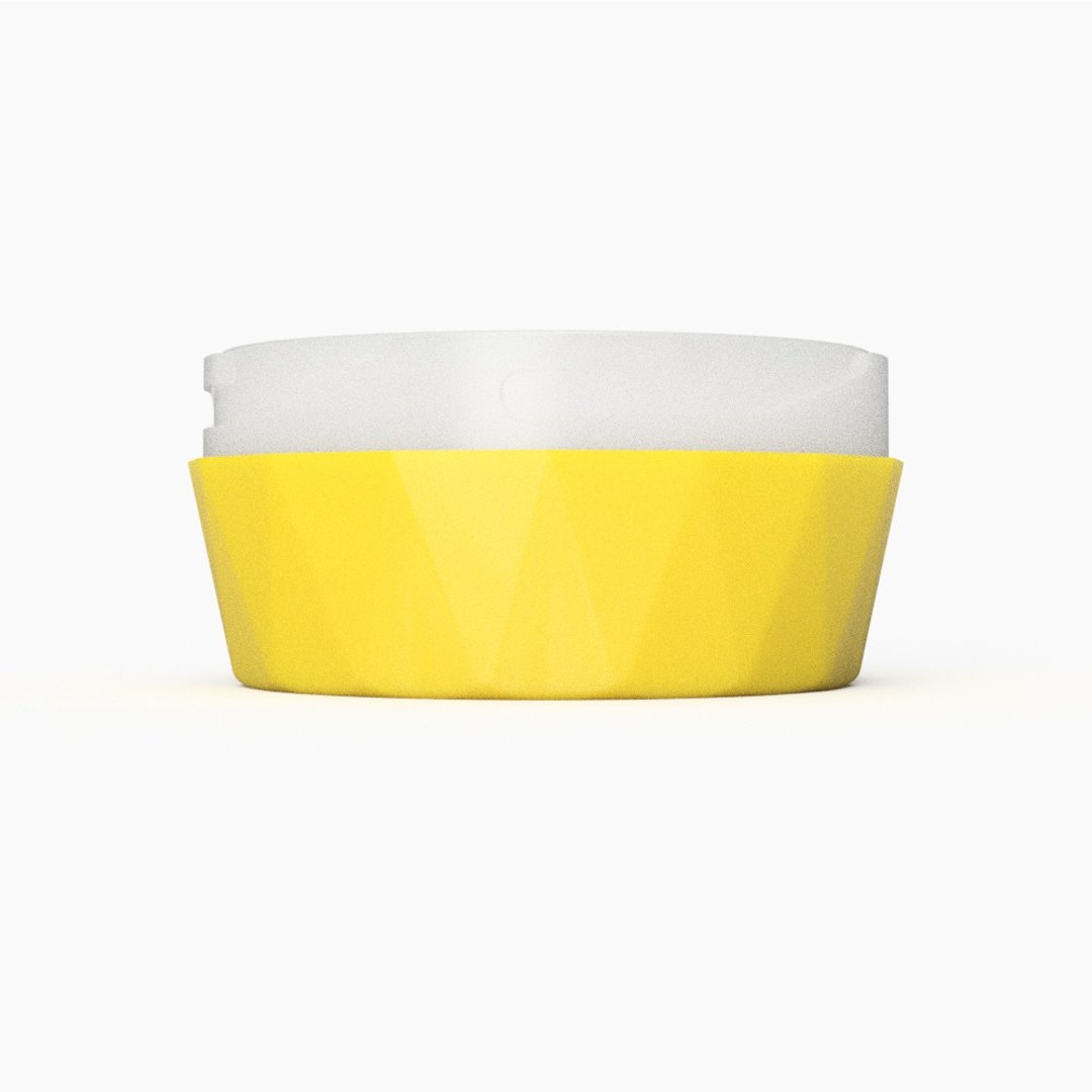 Wattle组件∣底座_菱底_黄色 - 水瓶/水壶 - 塑料 黄色