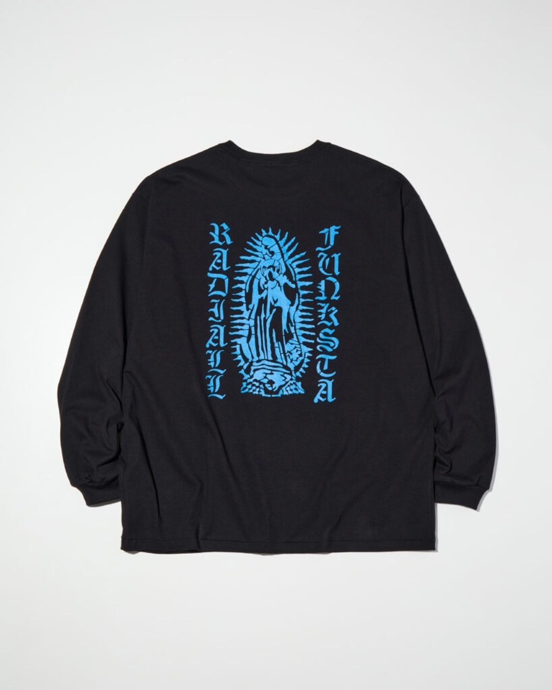 Radiall Road Charm T-Shirt 墨西哥圣母胶印长袖上衣 (两色) - 中性连帽卫衣/T 恤 - 棉 多色