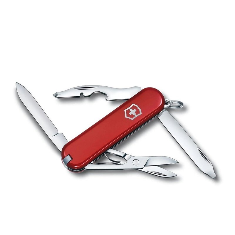VICTORINOX 瑞士维氏 Rambler 瑞士刀 10用 58mm 红 0.6363 - 露营用品 - 不锈钢 红色