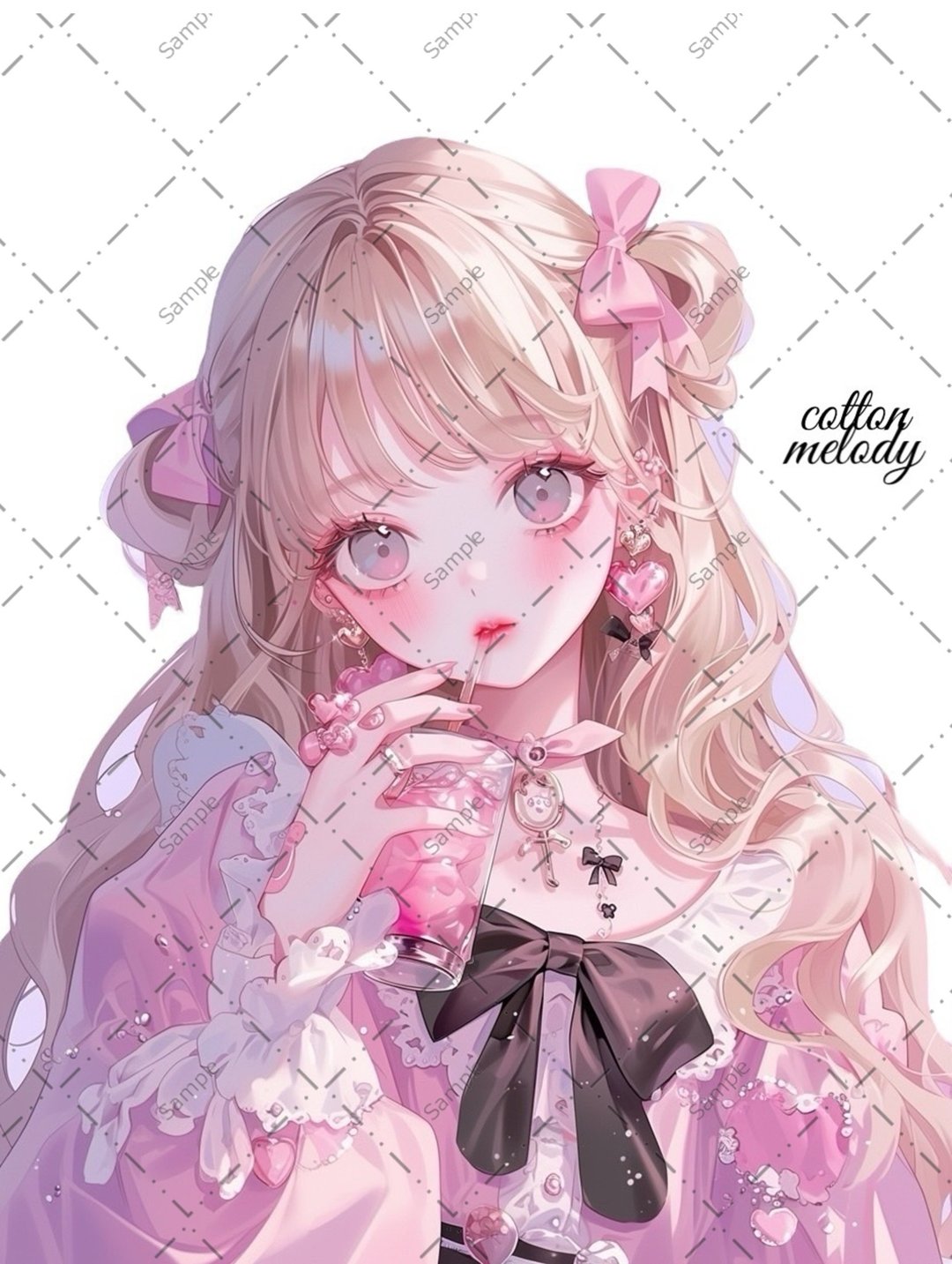 original sticker no.1316 人物贴纸 原创贴纸 女孩贴纸 原创人物贴纸 - 贴纸 - 纸 