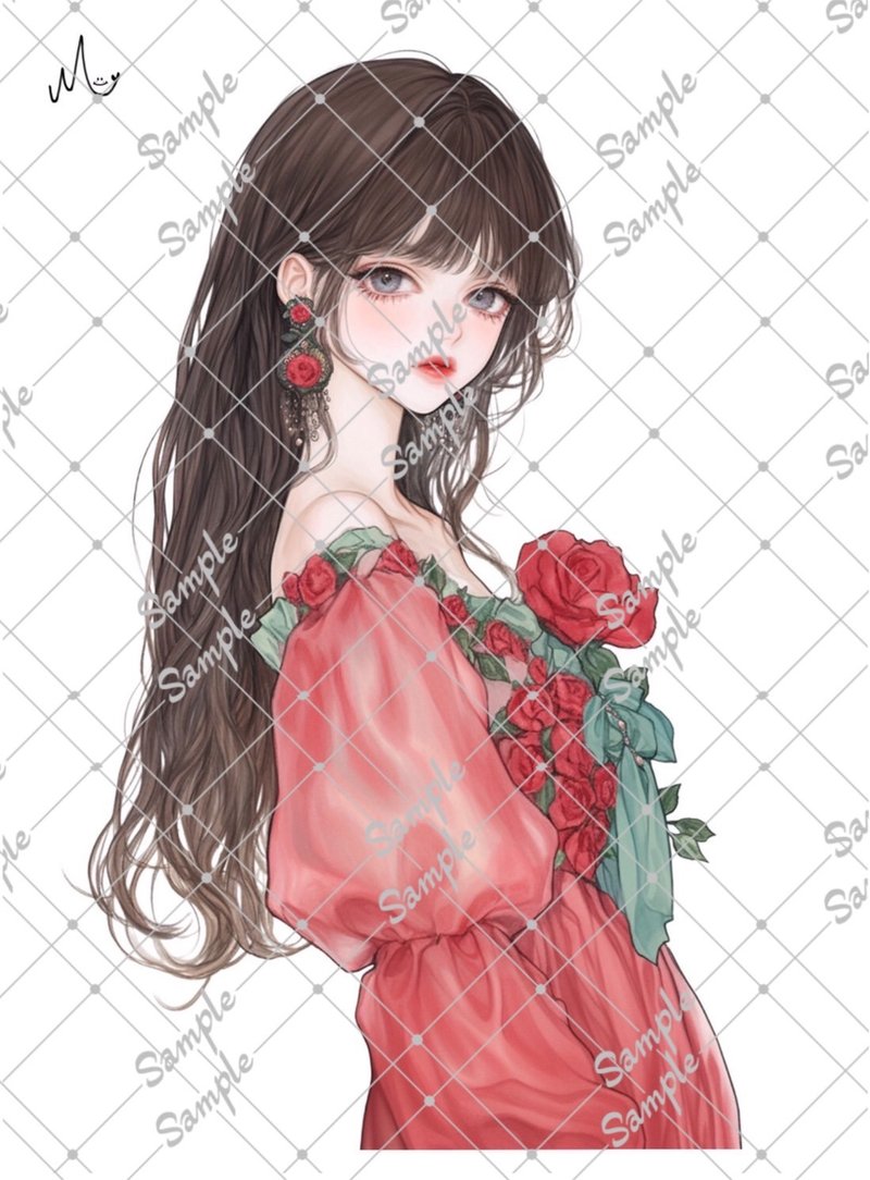 原创人物贴纸 12月新品 - 贴纸 - 纸 