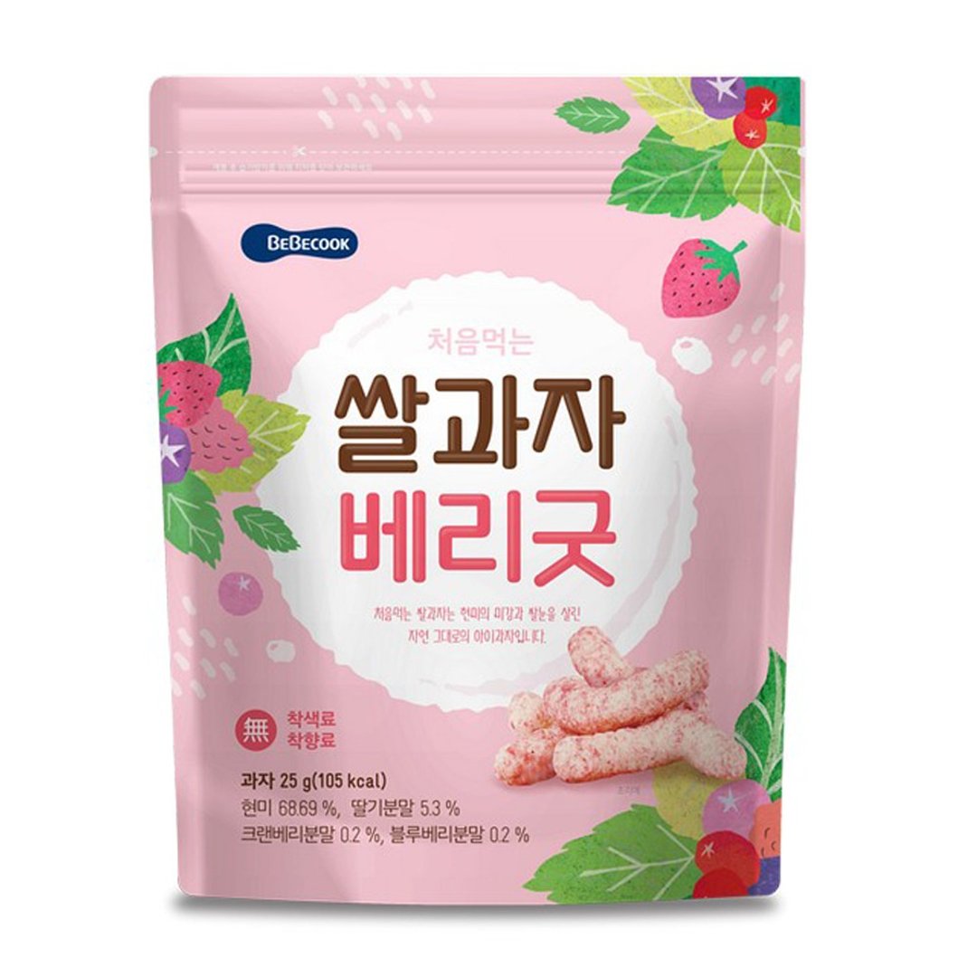 韩国【BEBECOOK】宝膳 幼儿米棒-综合莓果(25g) - 其他 - 其他材质 