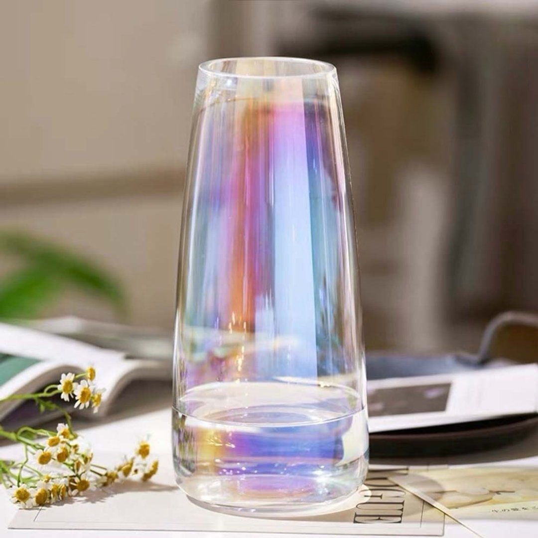 Unicorn 炫彩透明玻璃花瓶 - 花瓶/陶器 - 玻璃 绿色