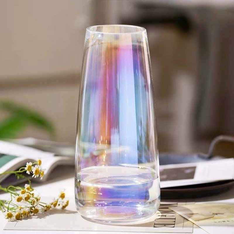 Unicorn 炫彩透明玻璃花瓶 - 花瓶/陶器 - 玻璃 绿色