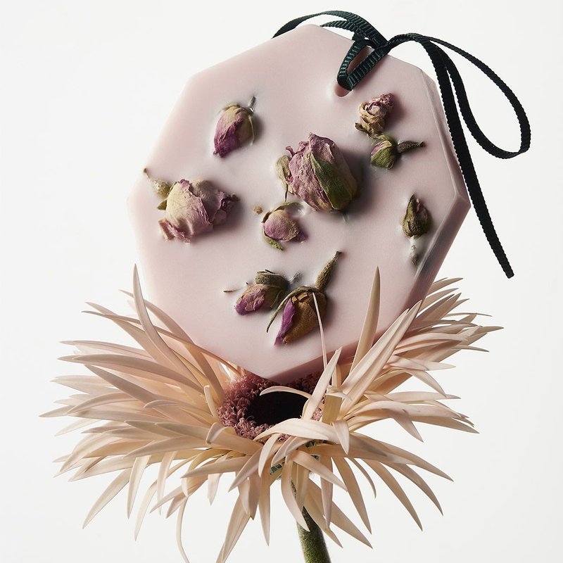 Carrière Frères 玫瑰爱薄荷香砖(两入) - 蜡烛/烛台 - 蜡 粉红色