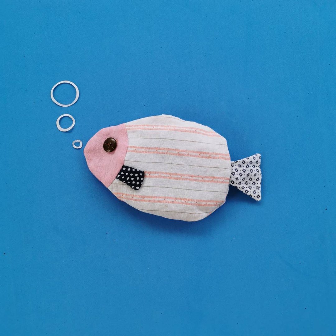 magFish is laundry product without chemical - Pink striped - 衣物清洁 - 亚麻 粉红色
