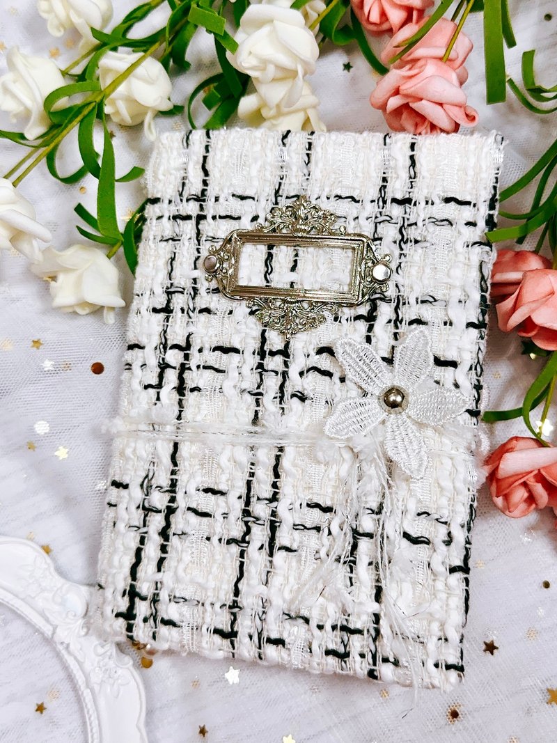 雅白小香风重工蕾丝收纳本 - 笔记本/手帐 - 其他材质 