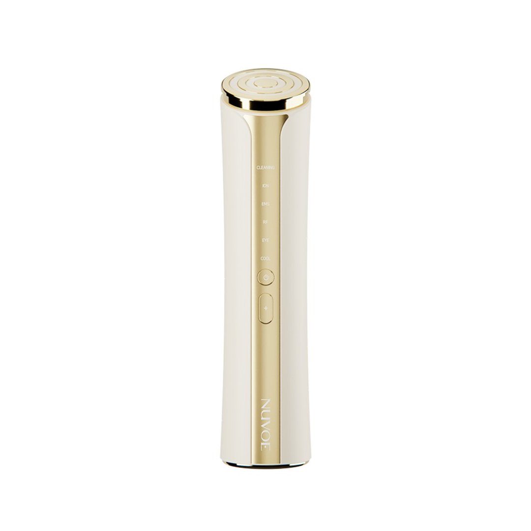 NUVOE - 韩国NU THERA-5 多功能6合1美容仪 - 脸部按摩/清洁工具 - 其他金属 卡其色