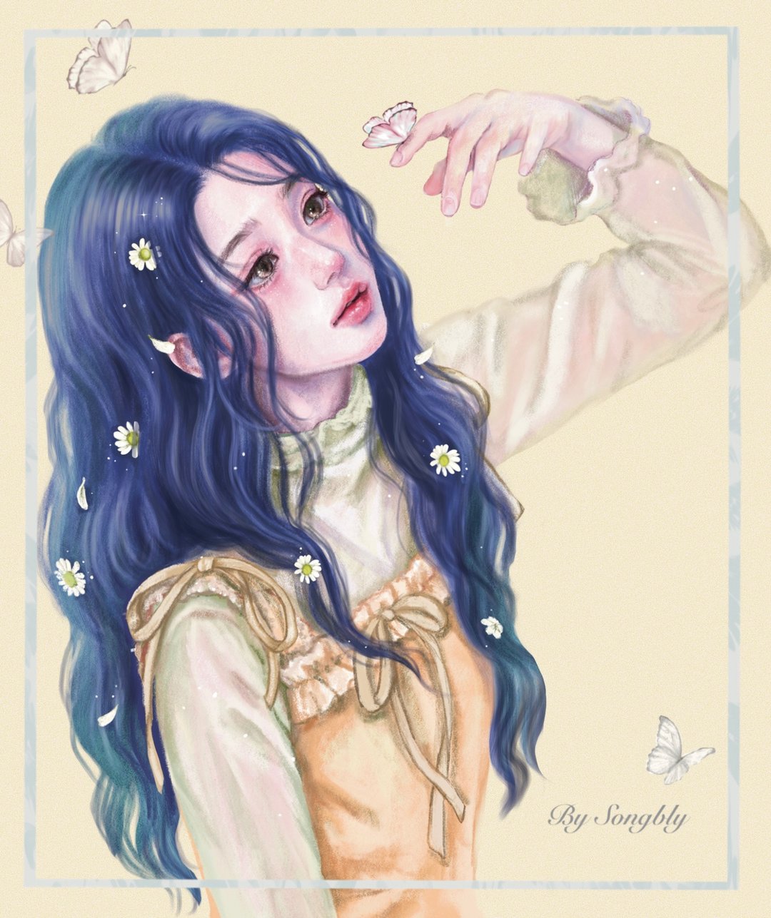 雏菊贴纸 - 贴纸 - 纸 多色