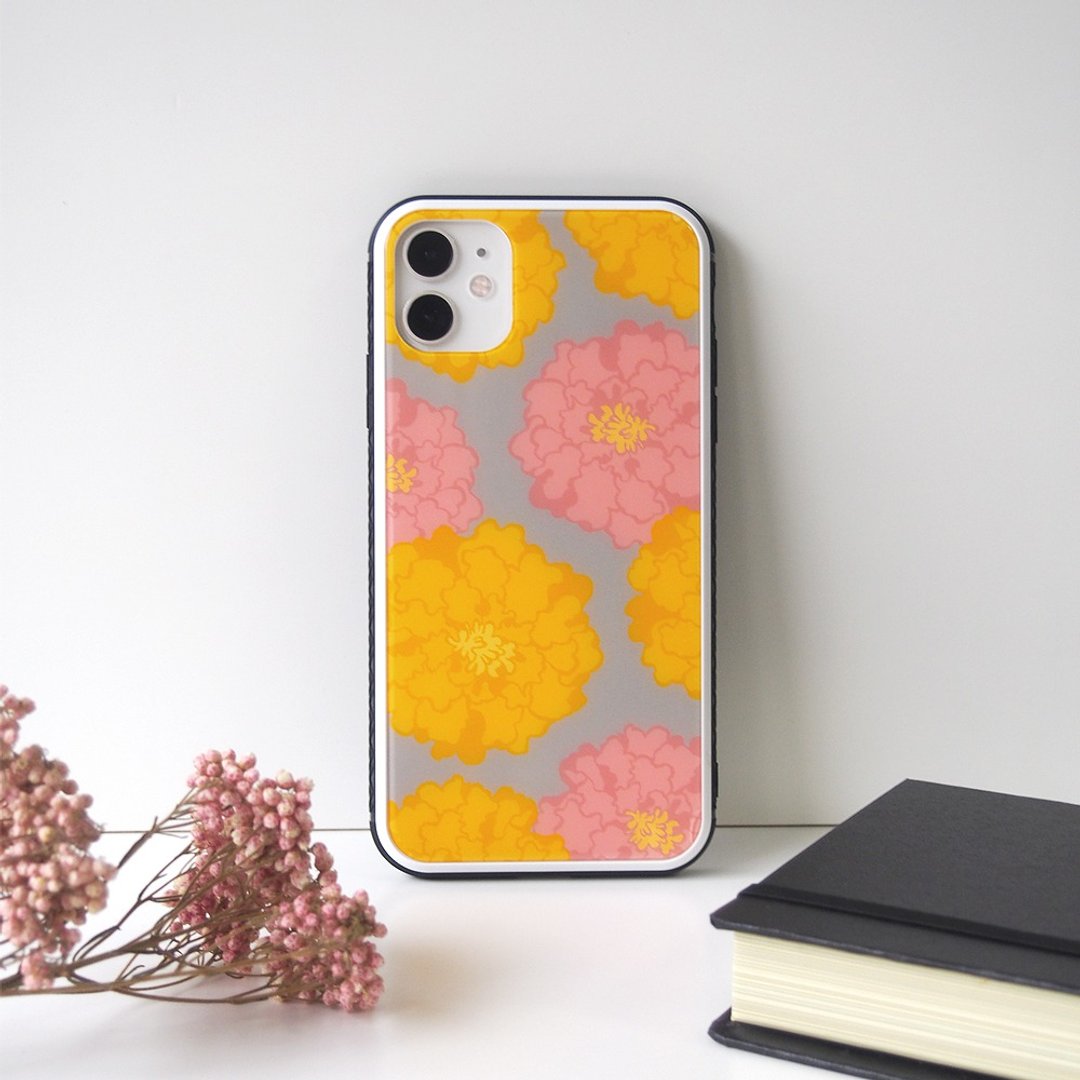 【强化玻璃 iPhone 保护壳】万寿菊 - 手机壳/手机套 - 塑料 橘色