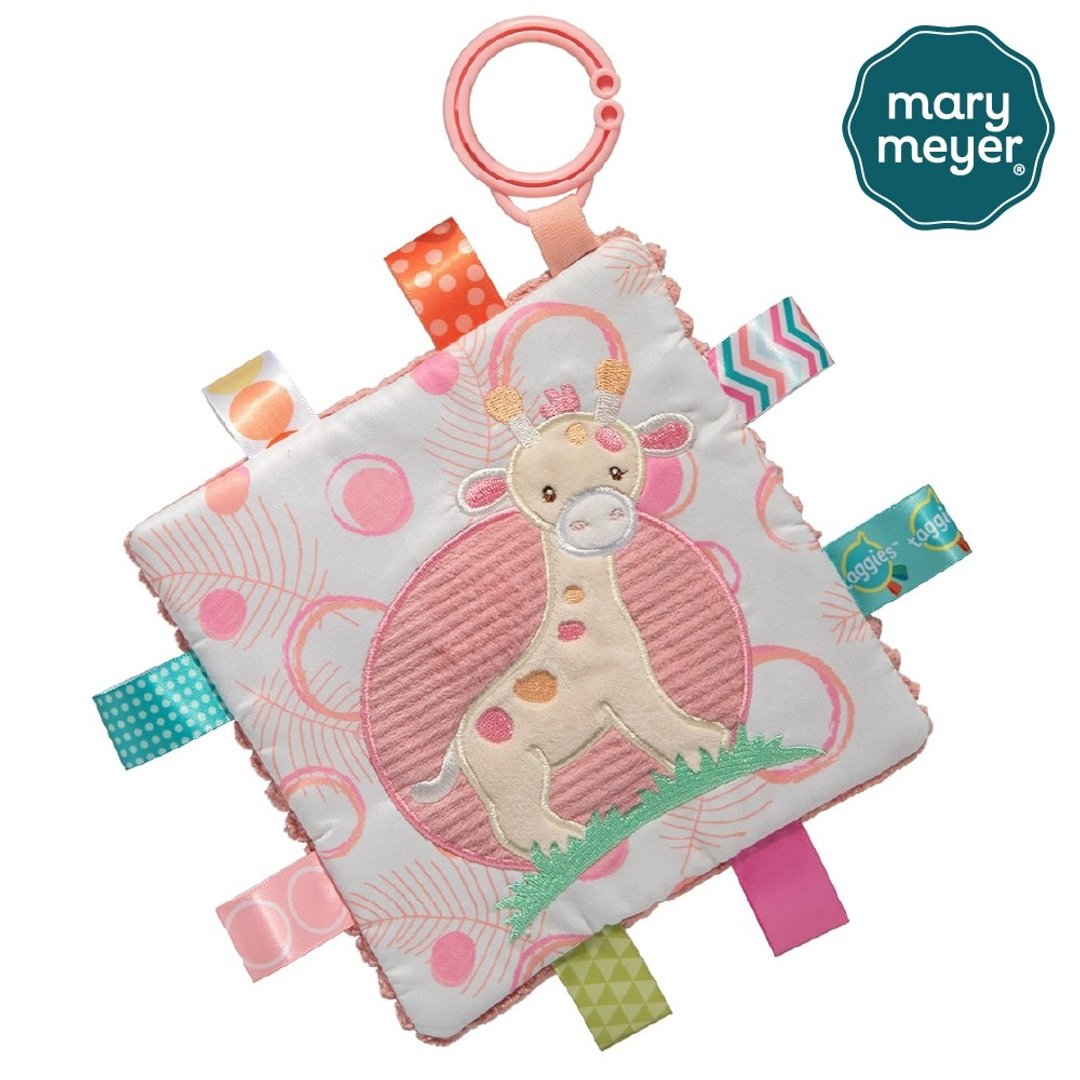 官方直营快速出货【MaryMeyer】标签动物安抚沙沙纸 - 长颈鹿豆豆 - 玩具/玩偶 - 其他材质 粉红色