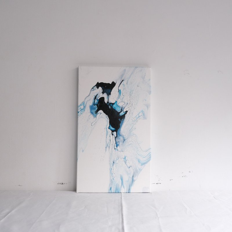 变形的蝴蝶之蓝蝴蝶 - 海报/装饰画/版画 - 颜料 