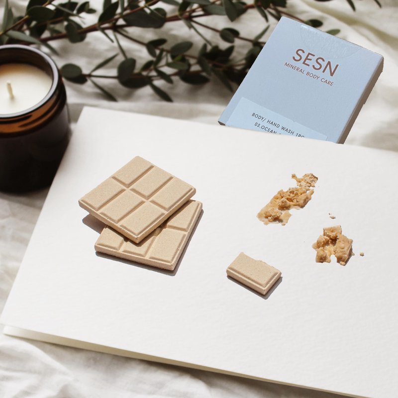 巧克力片造型沐浴饼 惊喜婚礼小物 - 图为两入 - 沐浴用品 - 纸 白色