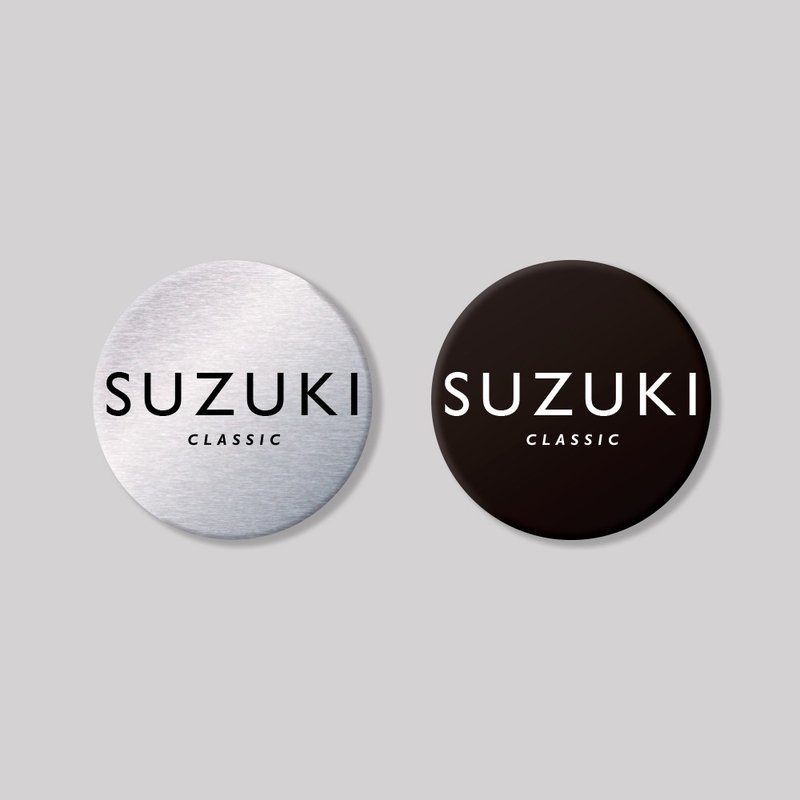 SUZUKI/CLASIC/圆形/铝牌饰贴 SunBrother孙氏兄弟 - 贴纸 - 铝合金 