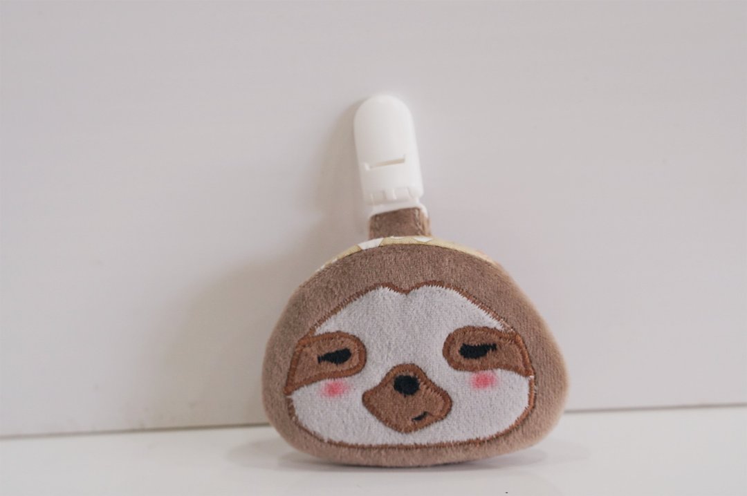 Bucute树懒护身符.御守套.平安符袋/宝宝专用/手工制作/ - 满月礼盒 - 聚酯纤维 卡其色