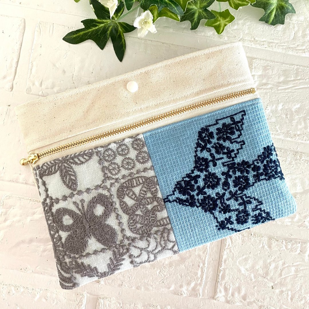 minä perhonen 手拿包 minaperhonen pouch - 化妆包/杂物包 - 棉．麻 