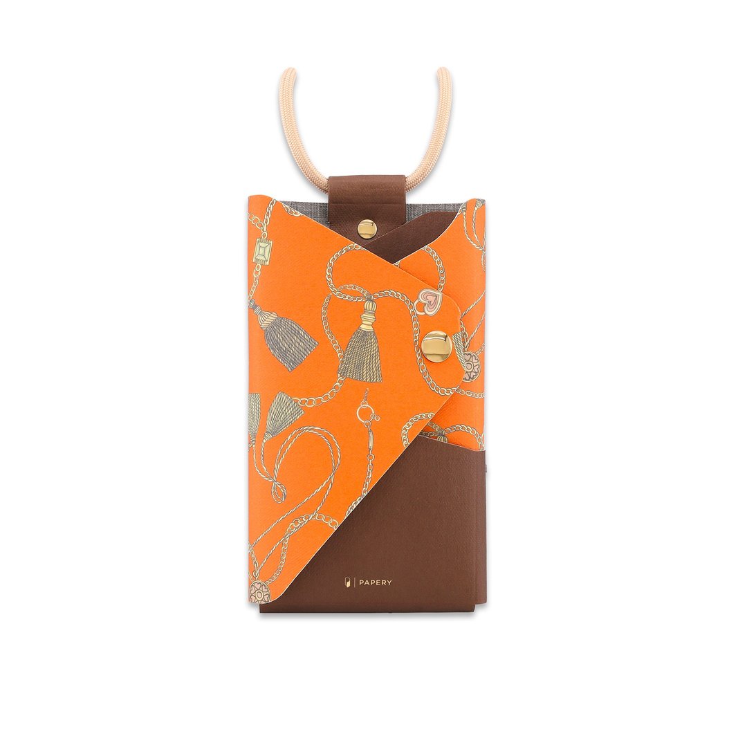 ionSleeve 银离子抗菌收纳夹 - Orange Charm - 纯素皮革 礼物 - 侧背包/斜挎包 - 其他材质 