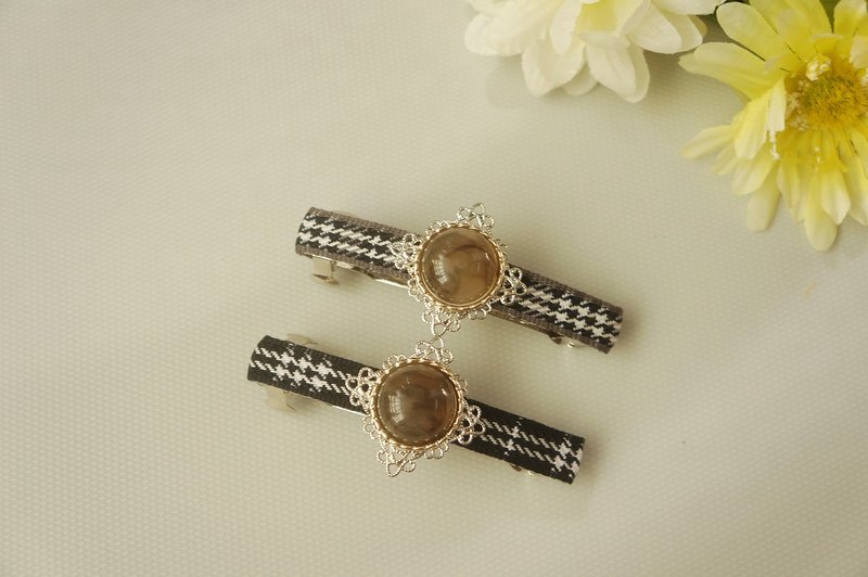 F1-自动夹弹簧夹(L&M)- 公主夹发夹浏海夹侧夹/马尾夹 - 发饰 - 其他材质 多色