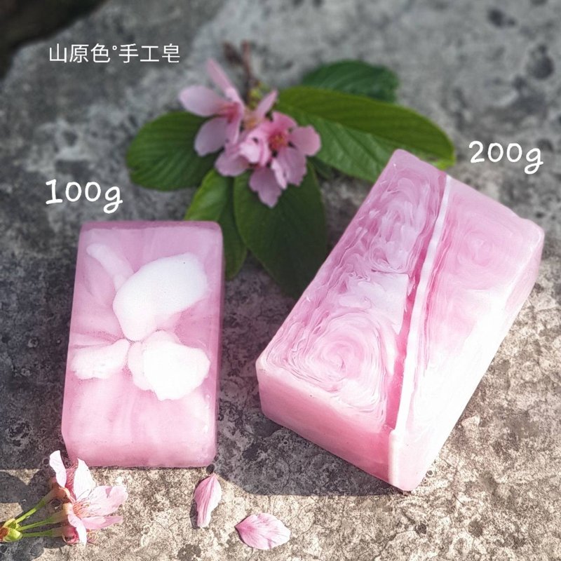 【经典樱花】香氛皂 透明皂/沐浴皂/樱花清香/身体清洁/一般肌肤 - 肥皂/手工皂 - 其他材质 
