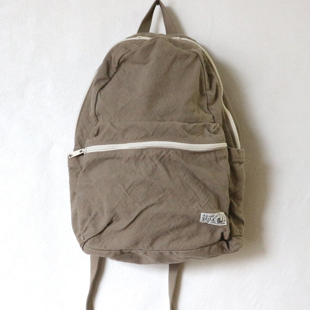 后背包【米色】(VC-29M) - 手提包/手提袋 - 棉 卡其色