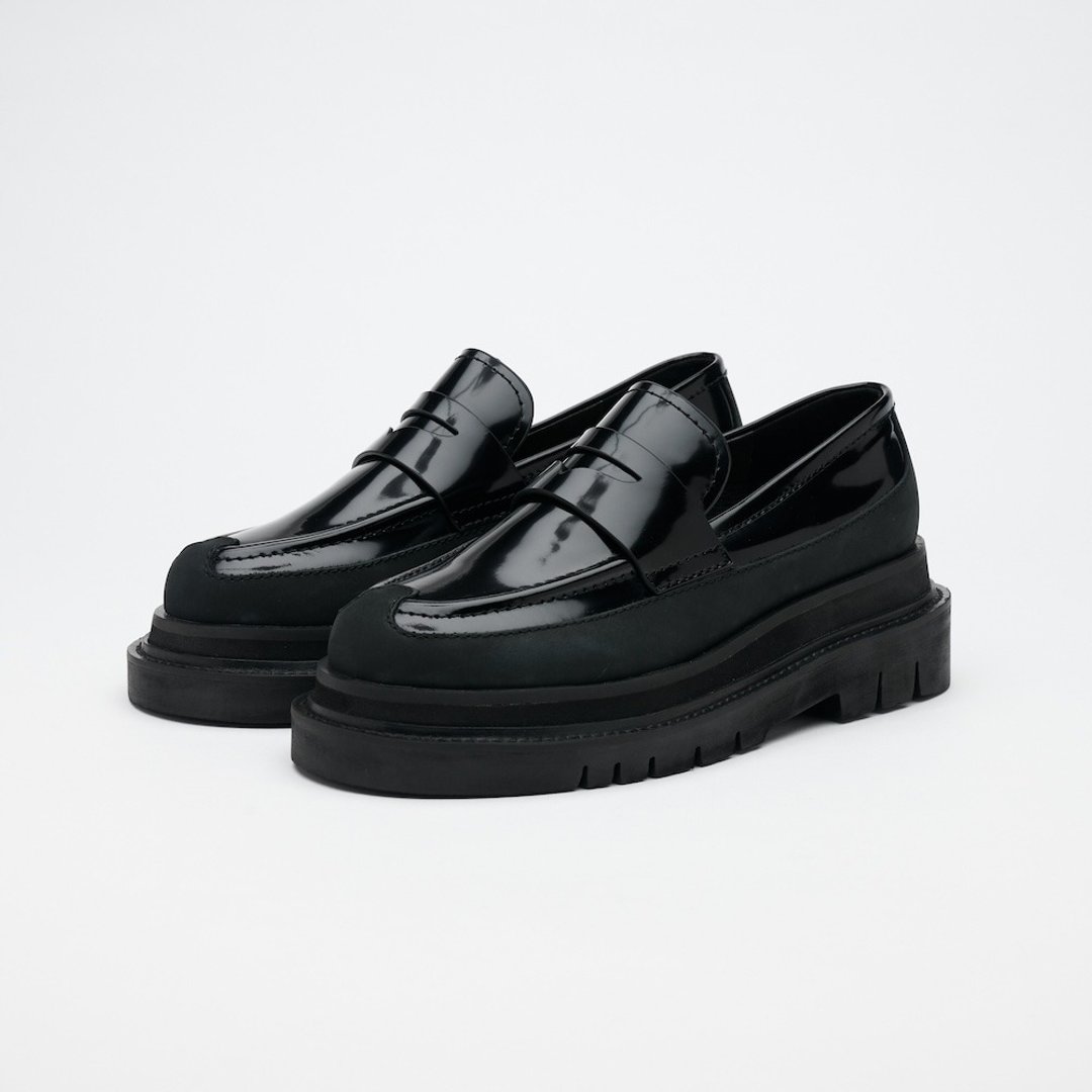 VATIC PENNY LOAFER POLISHED 光皮乐福鞋 内外增高63mm 乐福鞋推 - 女款牛津鞋/乐福鞋 - 真皮 
