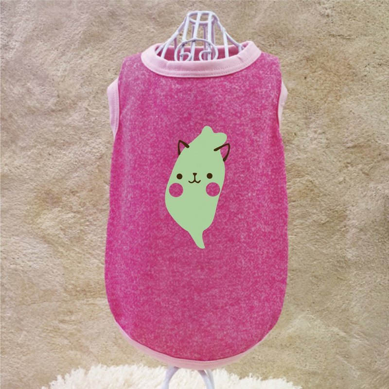 台湾毛孩必备款 狗狗猫咪背心 反光宠物衣 定制化宠物名 - 衣/帽 - 棉 多色