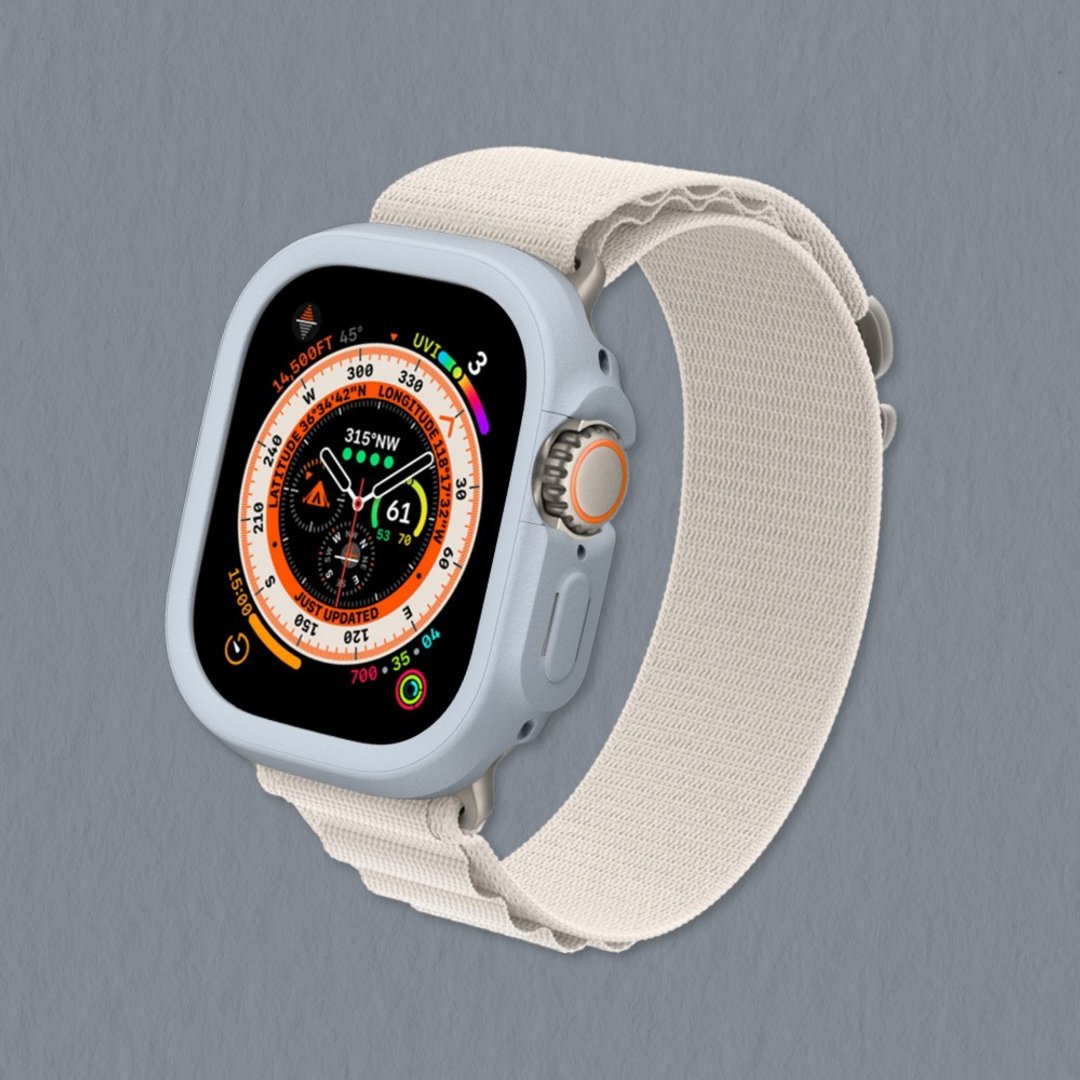 Apple Watch Ultra/Ultra 2 边框保护壳-循环灰 - 数码小物 - 其他材质 灰色