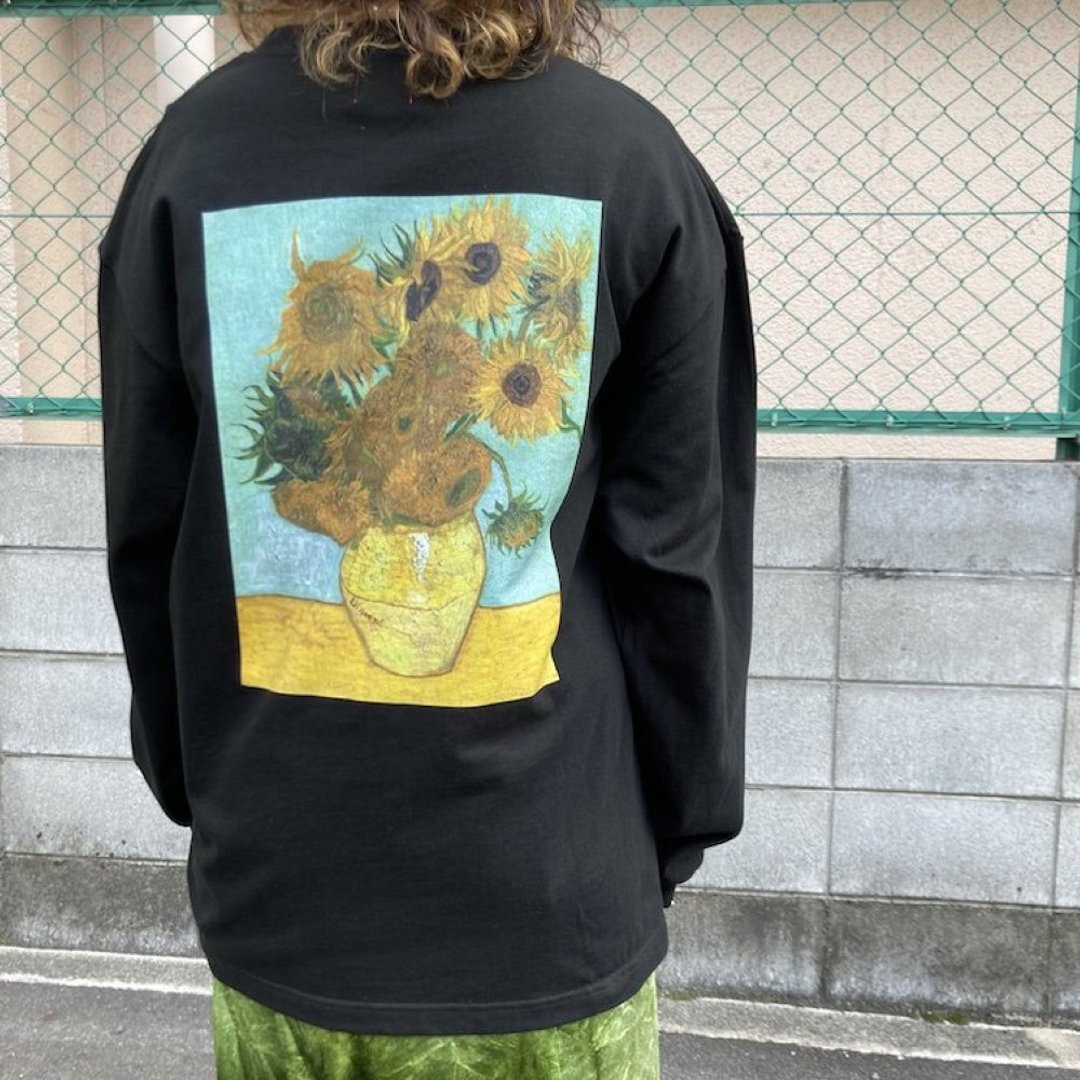 TSSe SunFlower LS/Tee - 男装上衣/T 恤 - 棉．麻 黑色