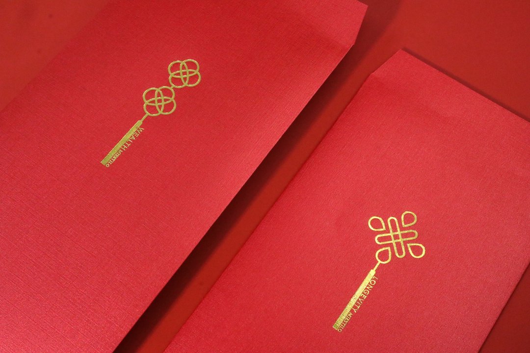 MIESTILO 品牌烫金红包袋 -6 入/组 新年红包袋 - 红包/春联 - 纸 红色