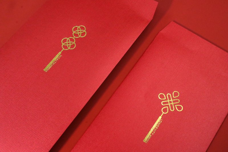 【快速出货】MIESTILO 品牌烫金红包袋-6入/组 新年红包袋 - 红包/春联 - 纸 红色