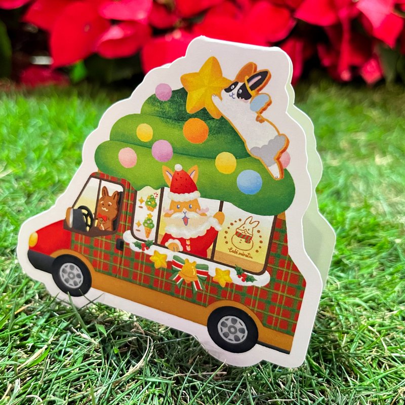 2023 | 雪糕车造型圣诞卡 - 卡片/明信片 - 纸 