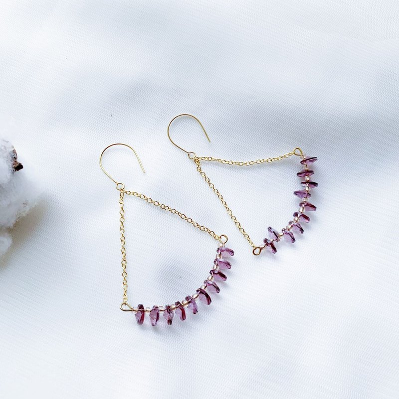 SL295 Light you up 宴会水晶摇摇耳环 - 耳环/耳夹 - 其他材质 